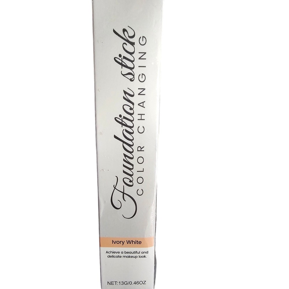 Color Changing Foundation Stick Ivory White with Detachable Brush 13g 0.46oz
